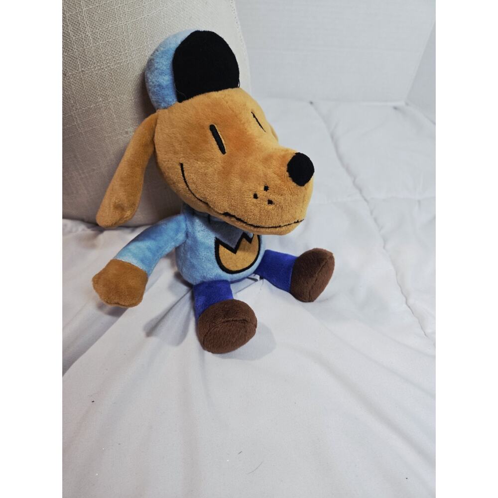 Dog Man Doll Plush 9" Stuffed Animal Merry Makers Cop Scholastic Story Teller